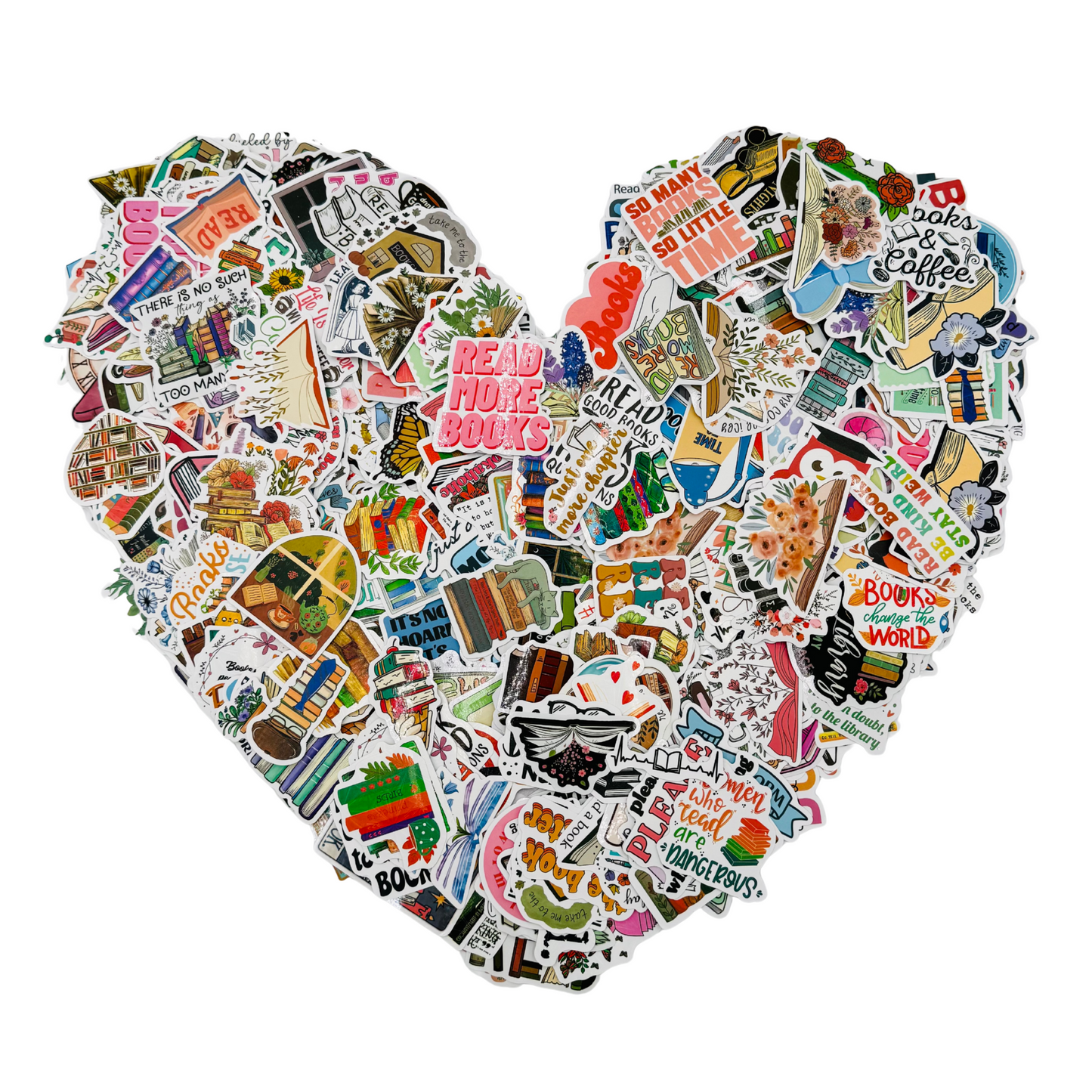 Bookish All Day - 50 Sticker Pack