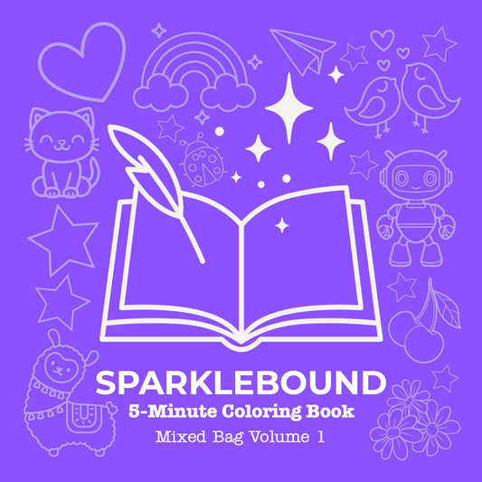 Sparklebound 5-Minute Coloring Book Volume 1