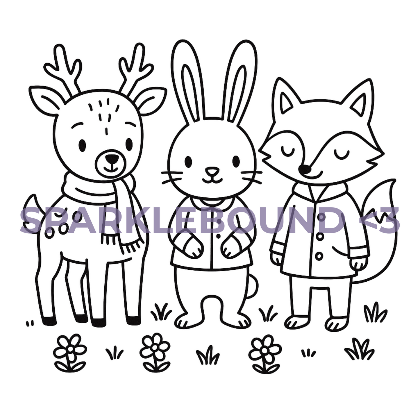 Sparklebound 5-Minute Coloring Book Volume 1