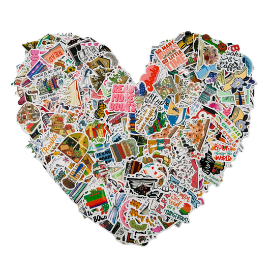 Bookish All Day - 50 Sticker Pack